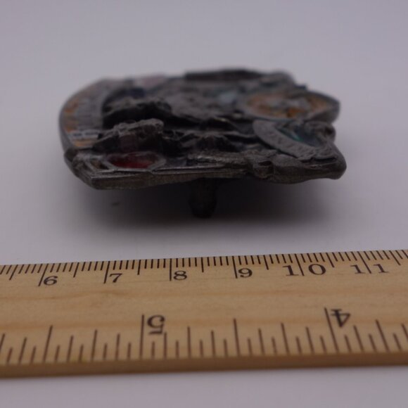 Vintage Budweiser King of Beers Metal Belt Buckle - Picture 9 of 15